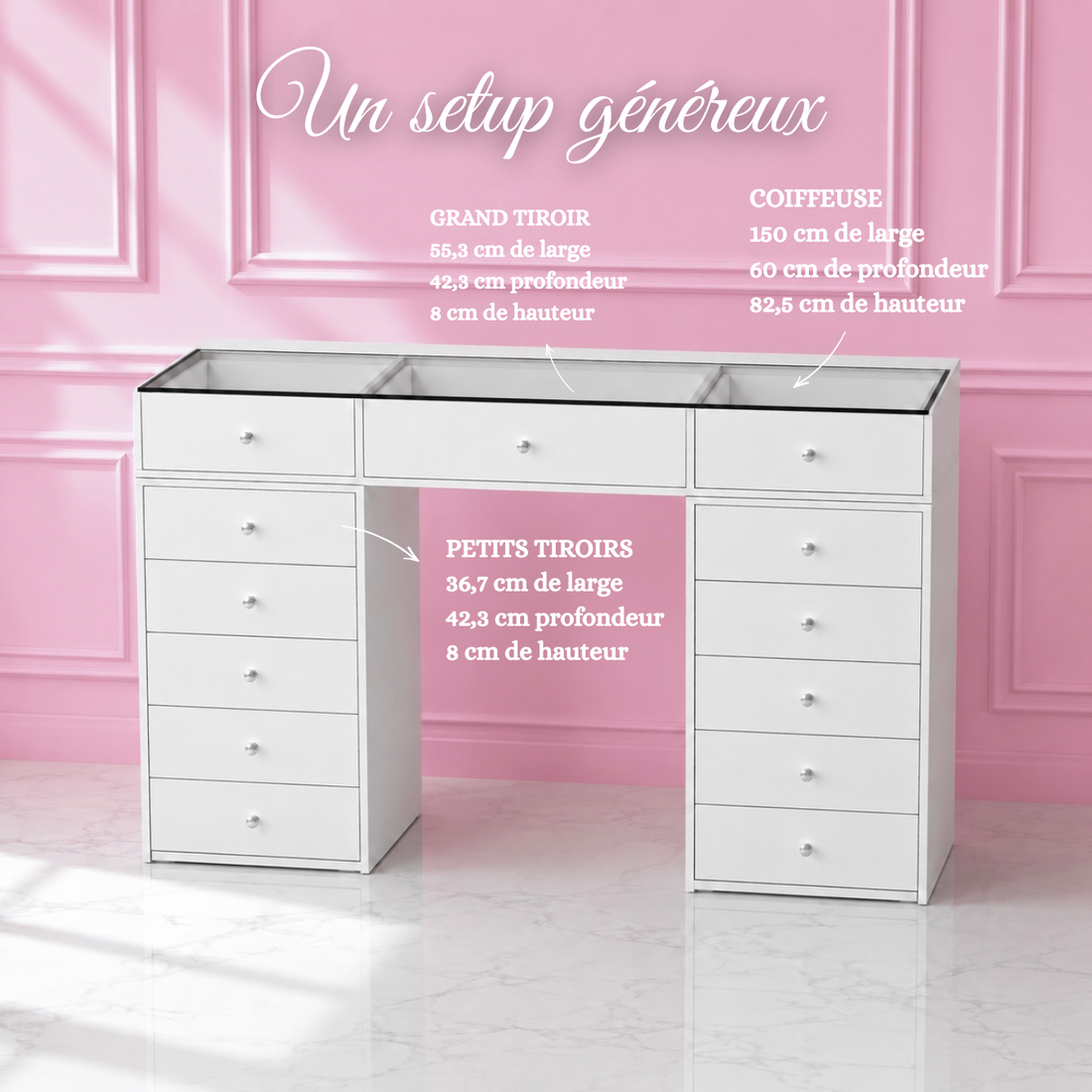 Tocador Princess Vanity