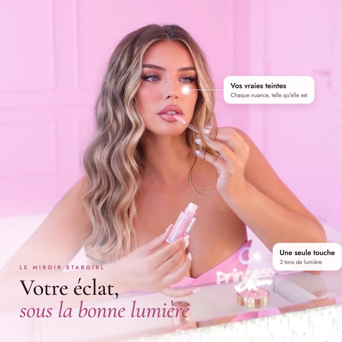 Miroir Stargirl - votre éclat sous la bonne lumière